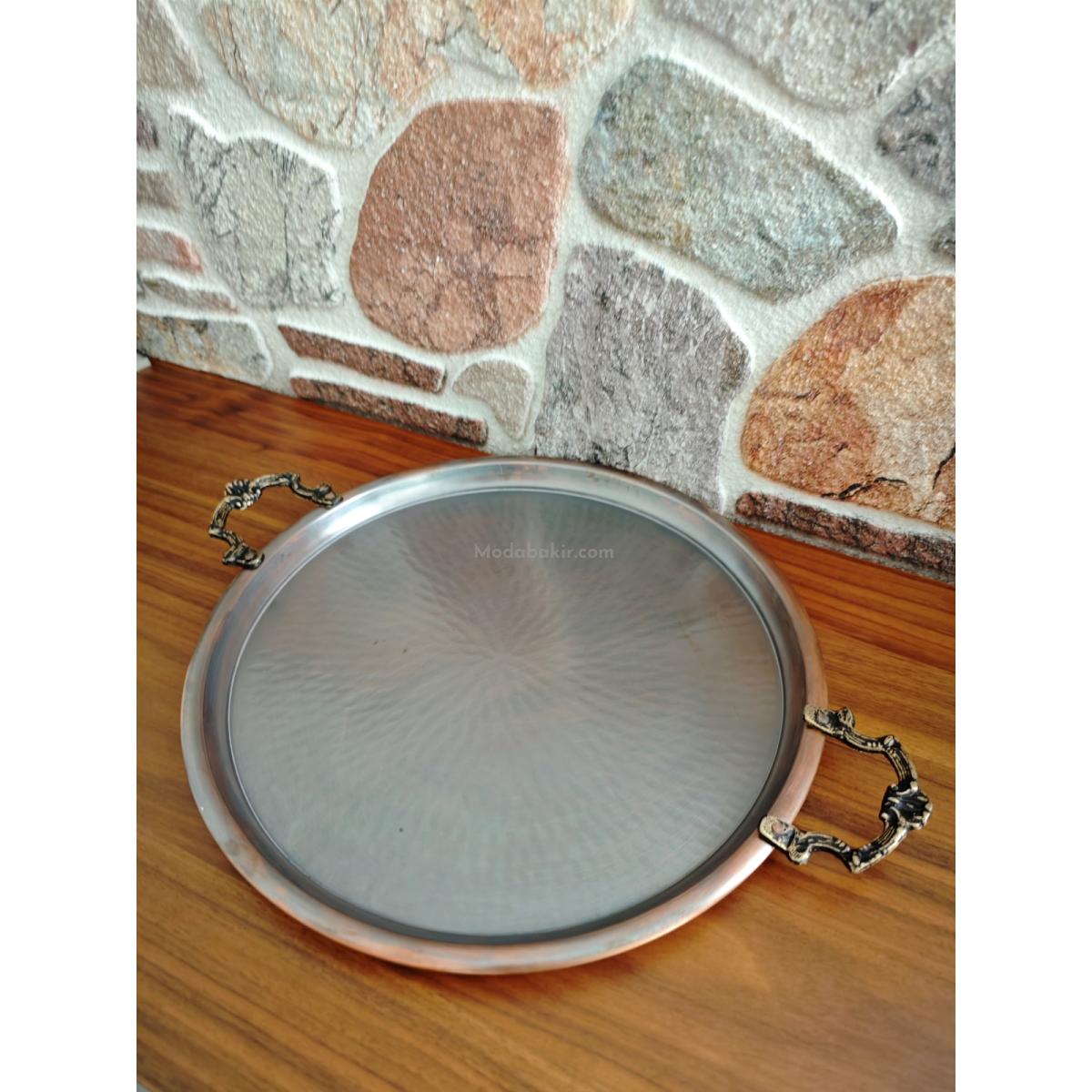 Bakır Vintage Tepsi - Görsel 6