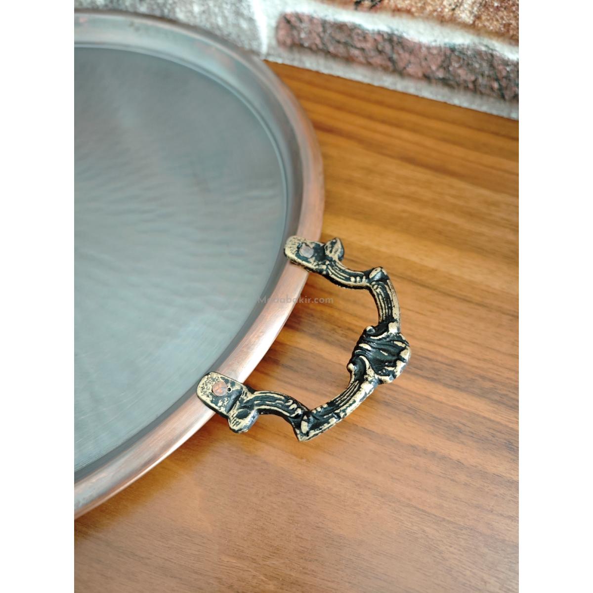 Bakır Vintage Tepsi - Görsel 7