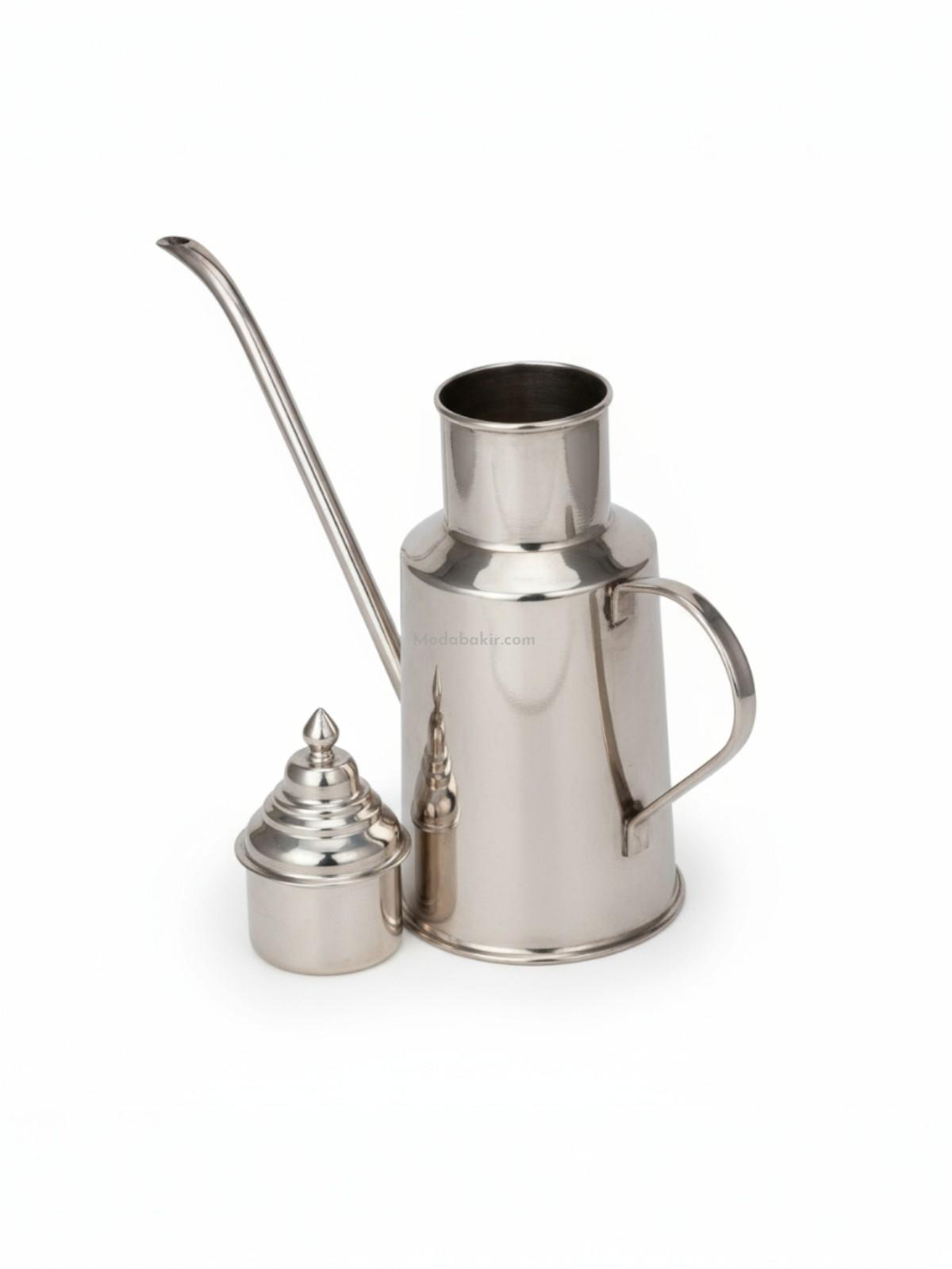 Bakır Yağdanlık Gümüş - Görsel 4