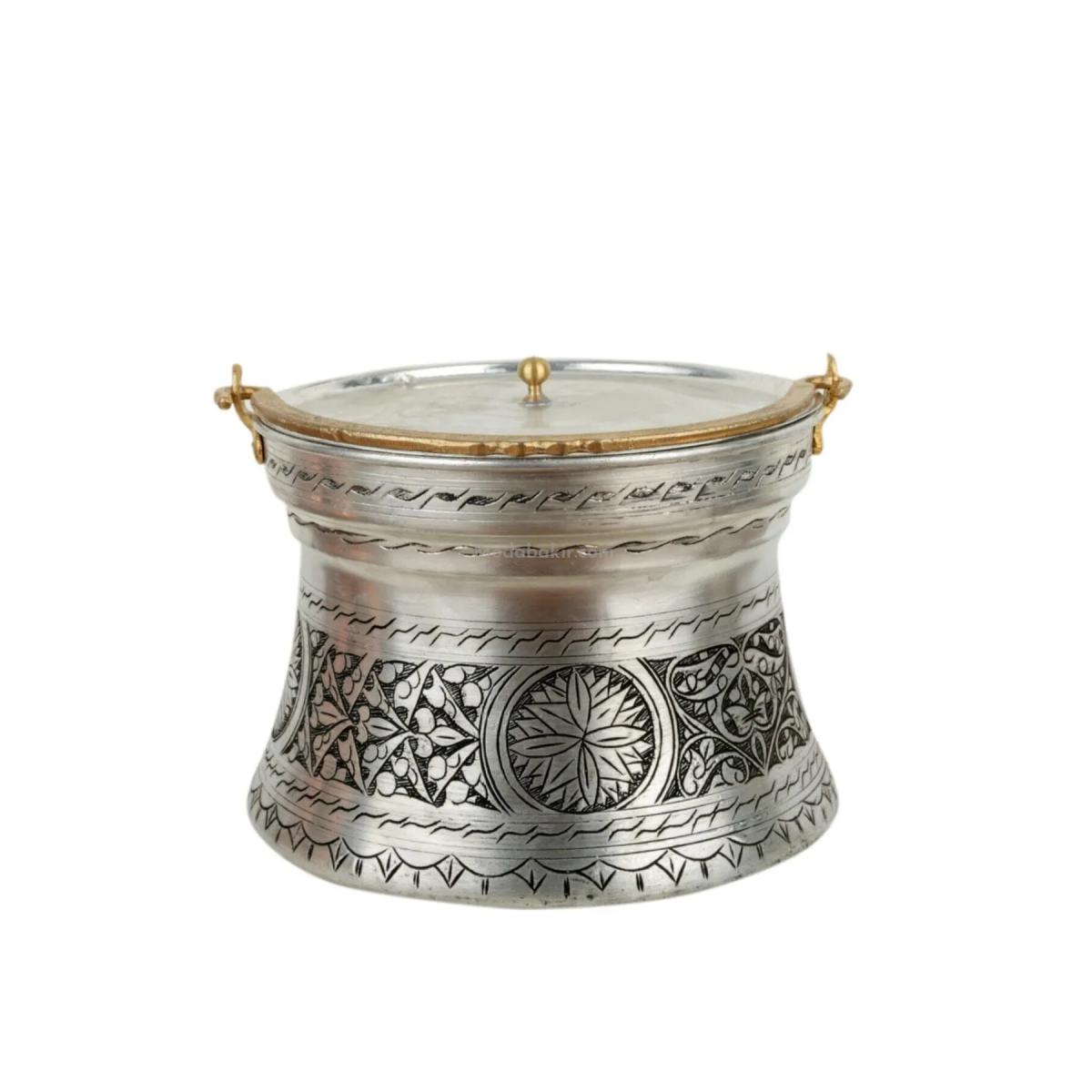 Bakır Yoğurt Bakraç 5 Lt - Görsel 1