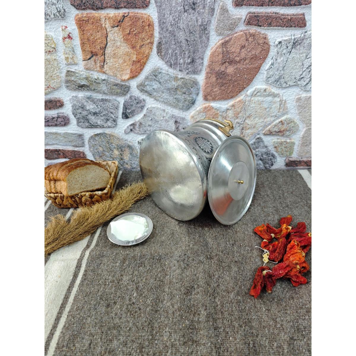 Bakır Yoğurt Bakraç 3 Litre - Görsel 5