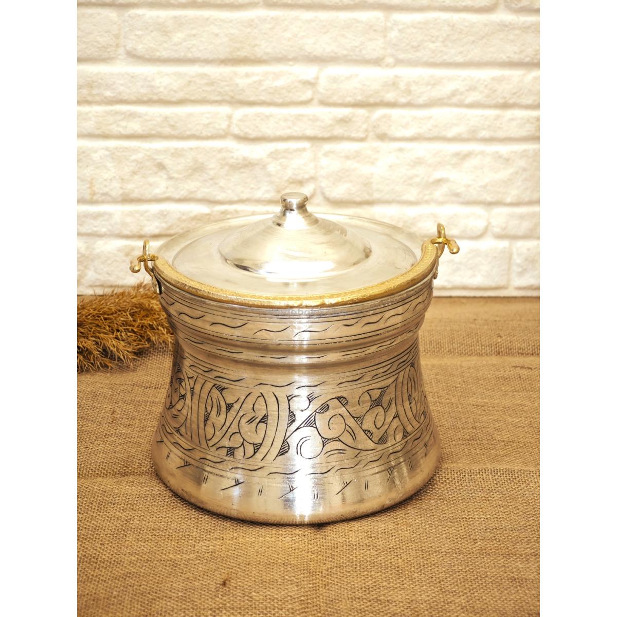 Bakır Yoğurt Bakraç 5 Lt - Görsel 2