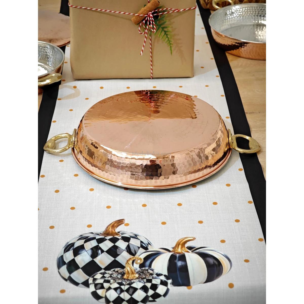 Bakır Yumurta Sahani 18 cm - Görsel 5