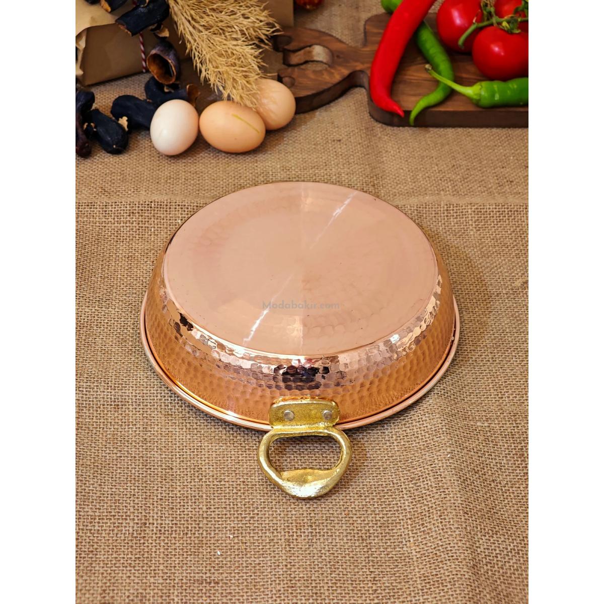 Bakır Yumurta Sahani 20 cm - Görsel 8