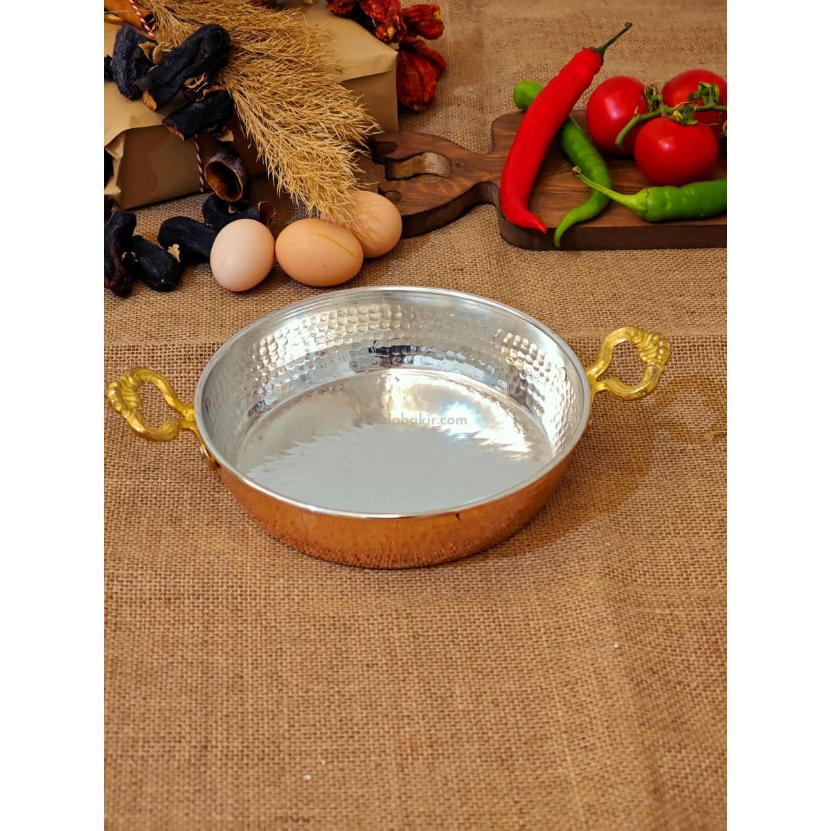 Bakır Yumurta Tava 16 cm - Görsel 2