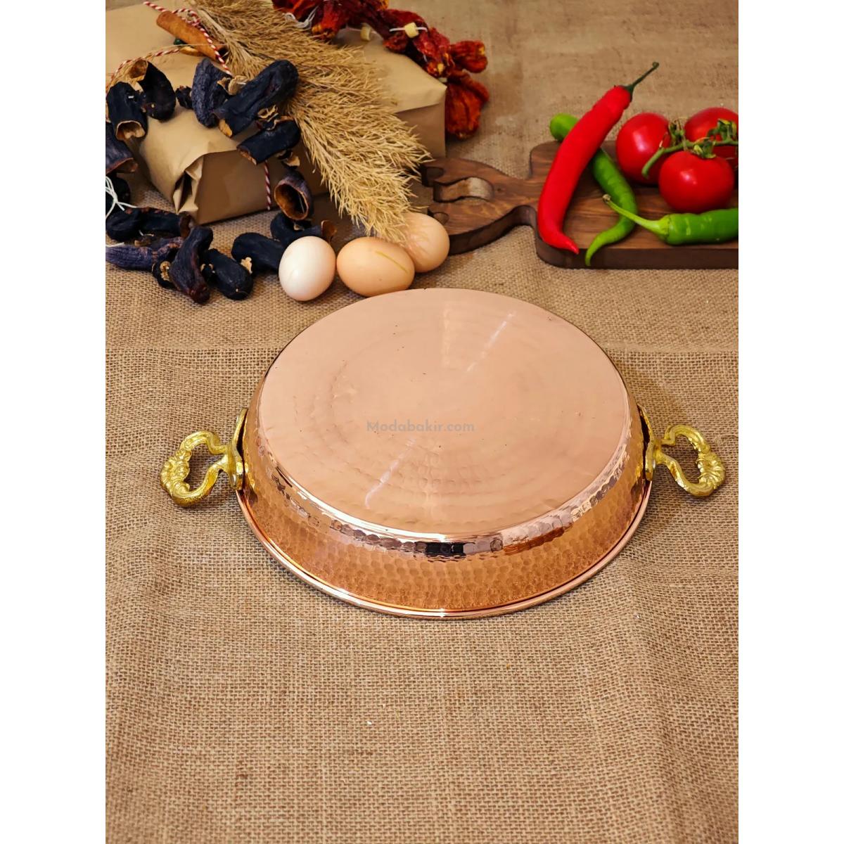 Bakır Yumurta Tava 20 cm - Görsel 5