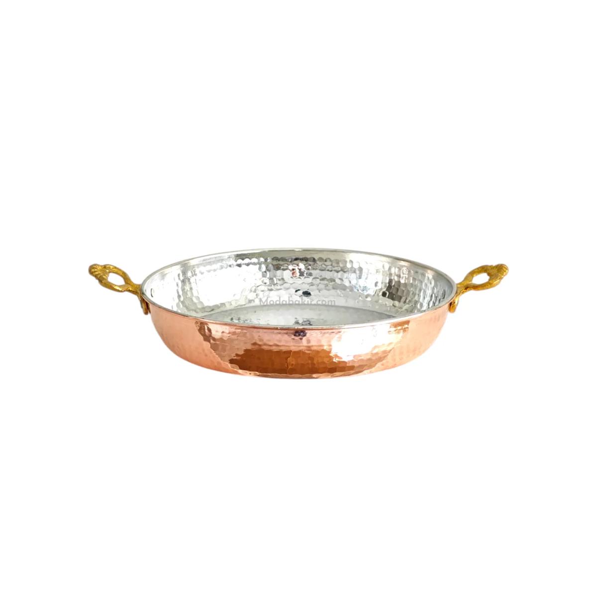 Bakır Yumurta Tava 22 cm - Görsel 1