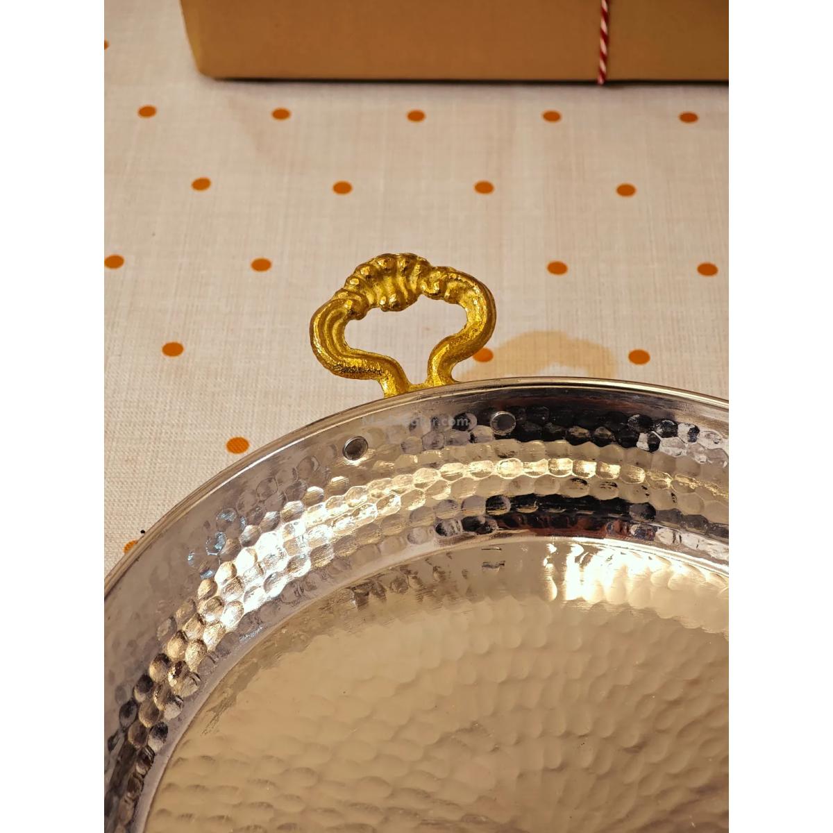 Bakır Yumurta Tava 24 cm - Görsel 3