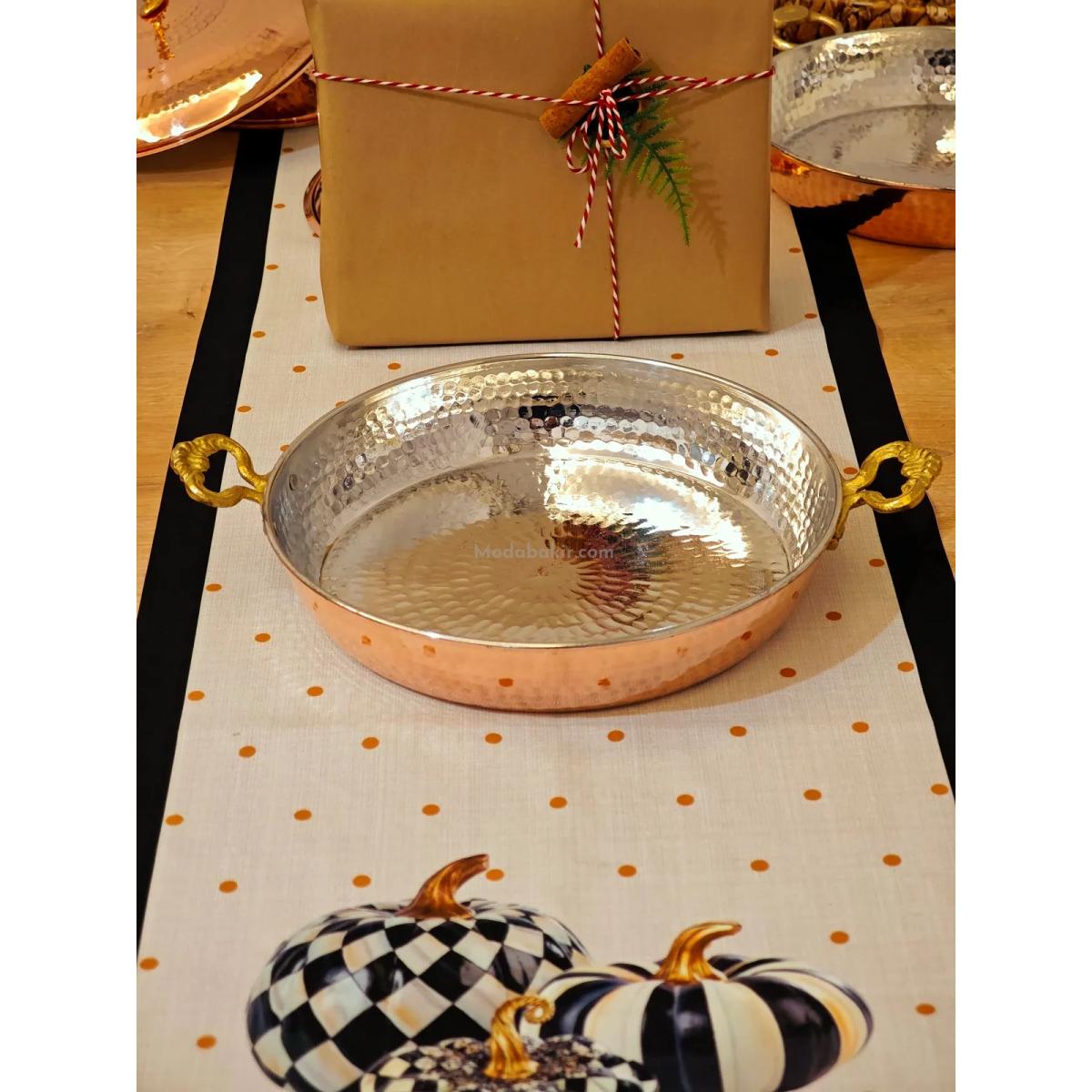 Bakır Yumurta Tava 24 cm - Görsel 5