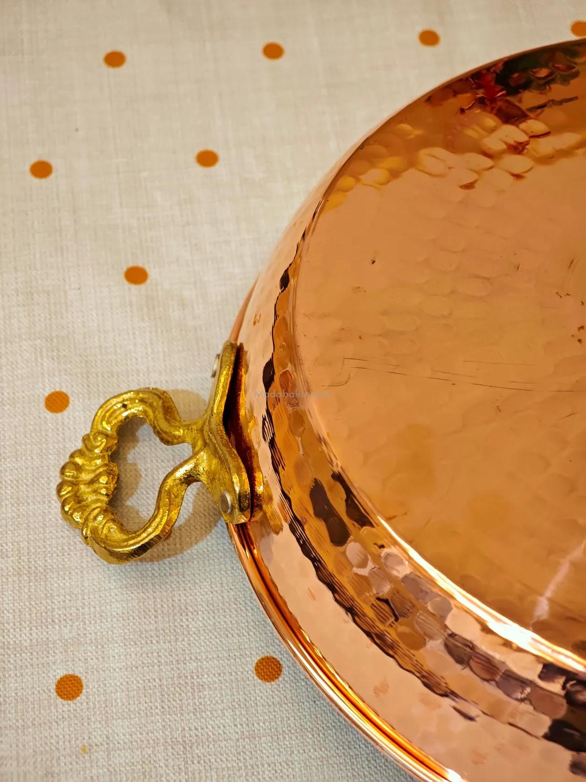 Bakır Yumurta Tava 27 cm - Görsel 4