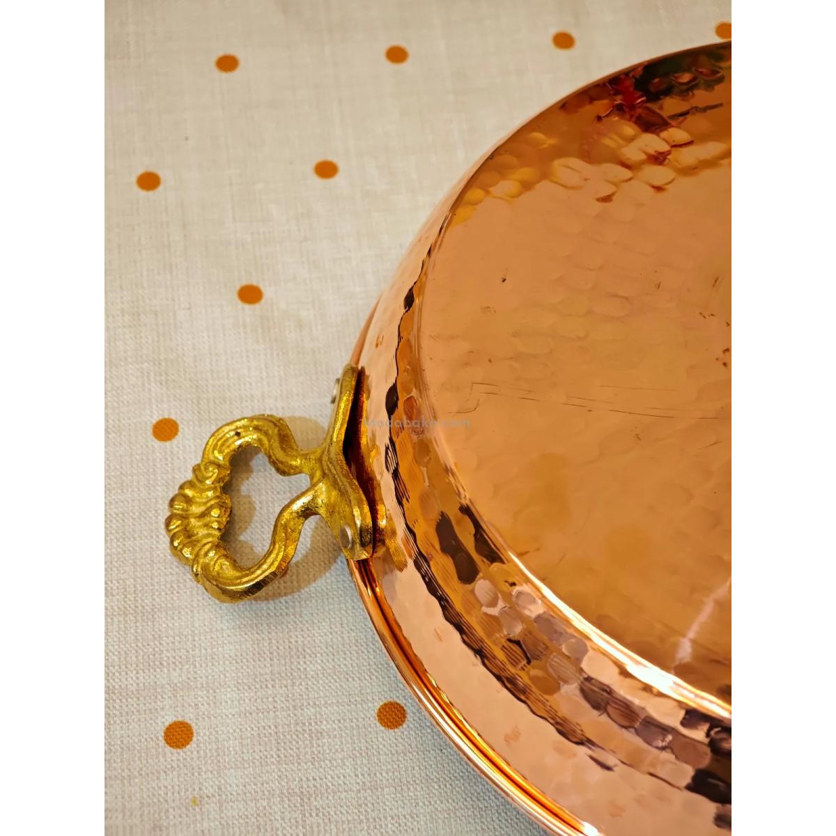 Bakır Yumurta Tava 27 cm - Görsel 4