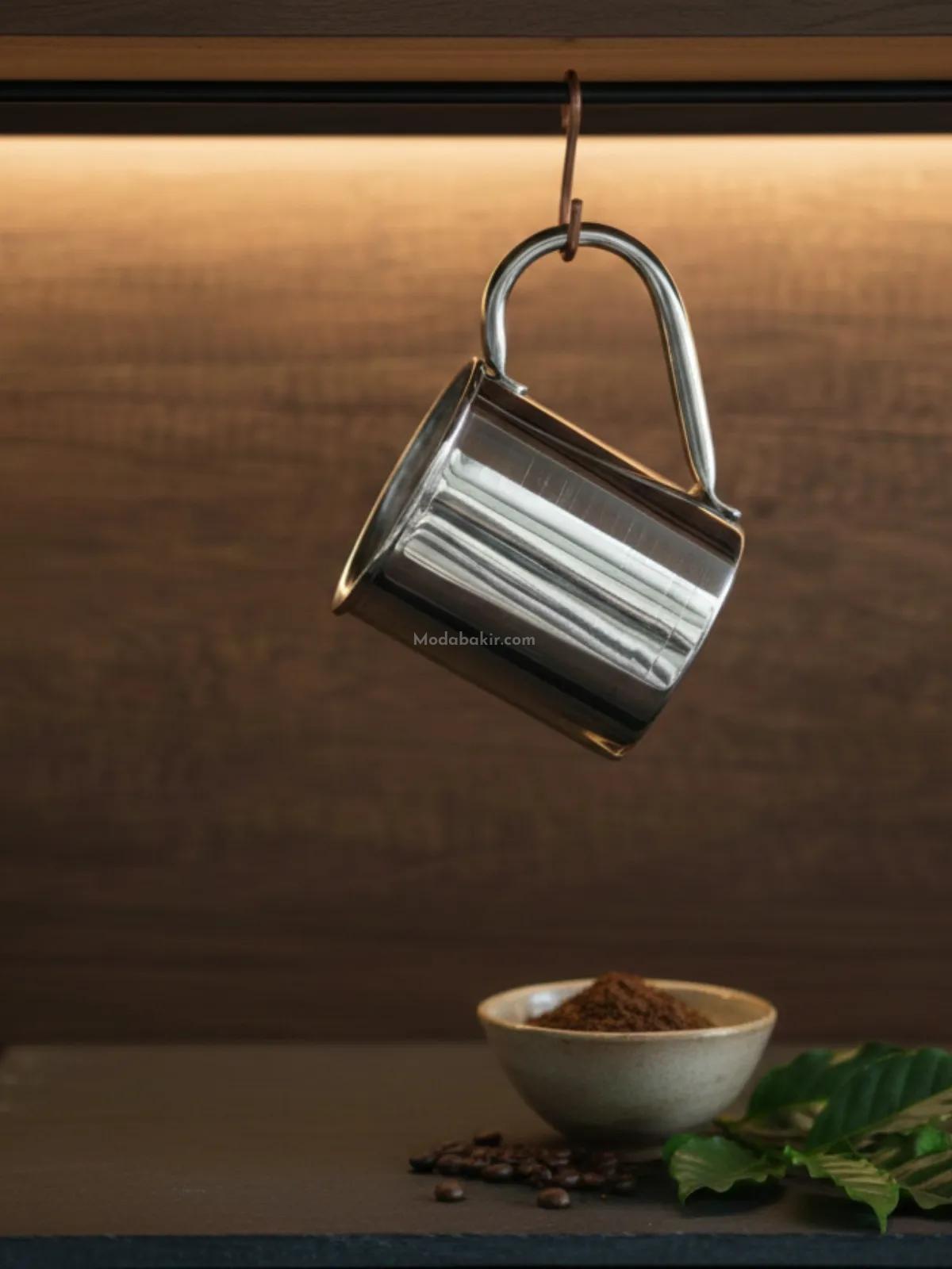 Bakır Zarif Kupa Bardak - Görsel 5