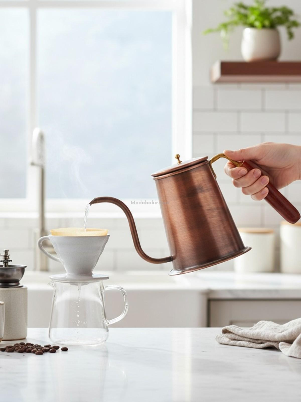 Barista Bakır Demlik Oksit - Görsel 4