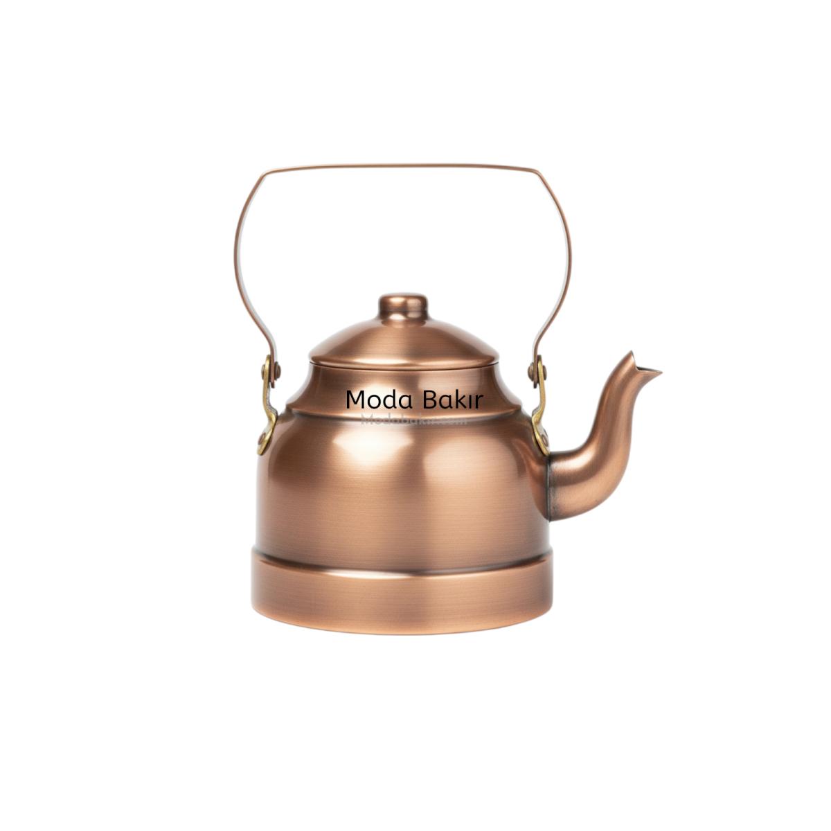 Çay Durağı Bakır Demlik Oksit Renk - Görsel 1