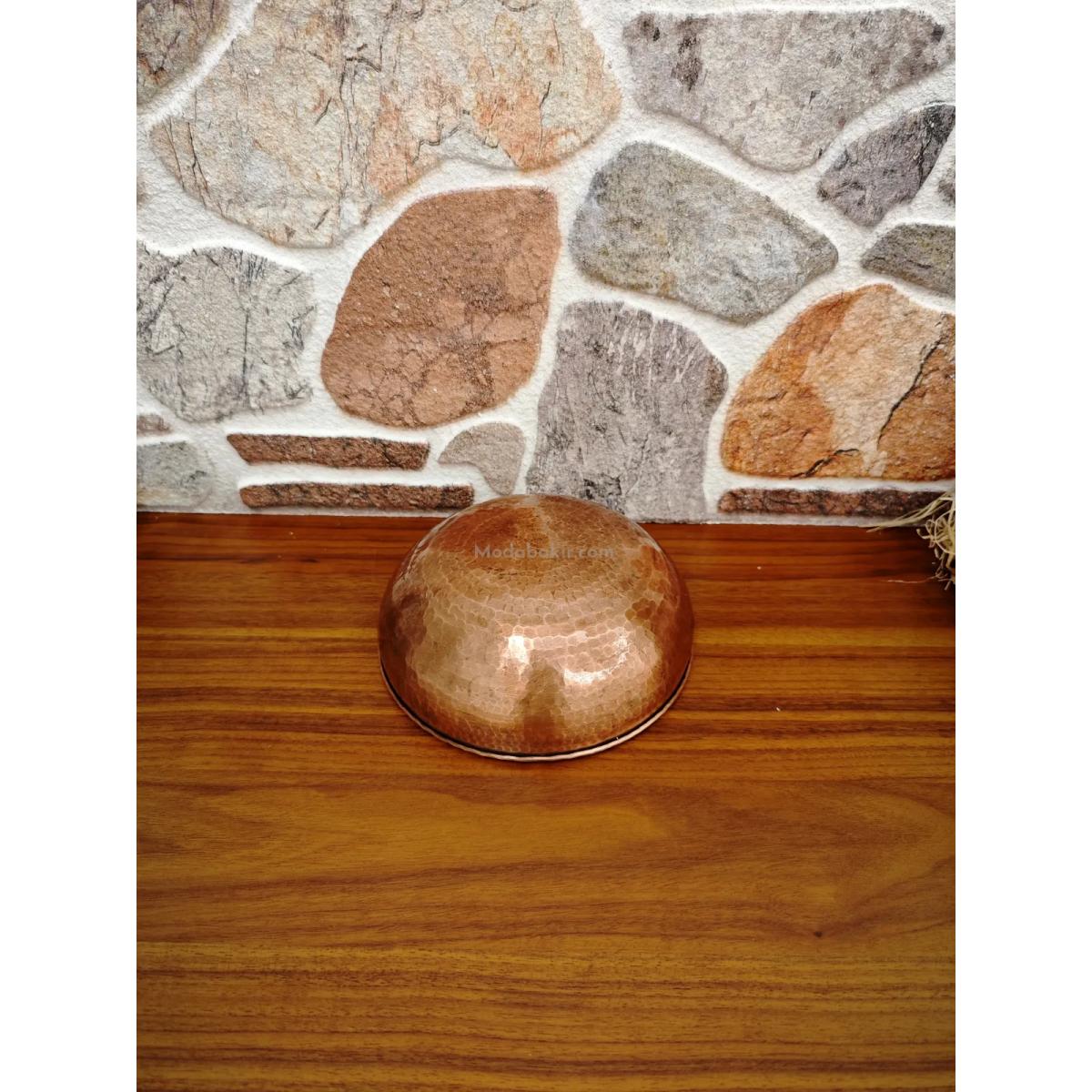 Dekoratif Bakır Kase - Görsel 3