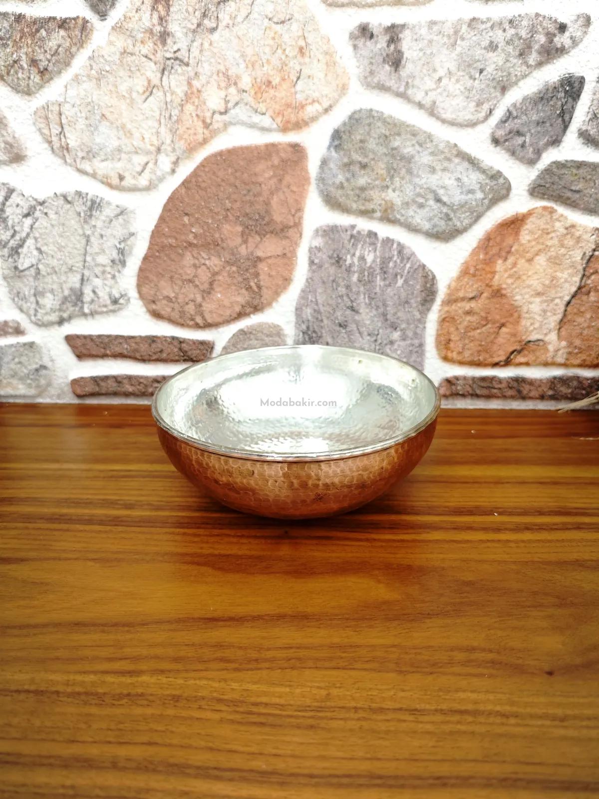 Dekoratif Bakır Kase - Görsel 4