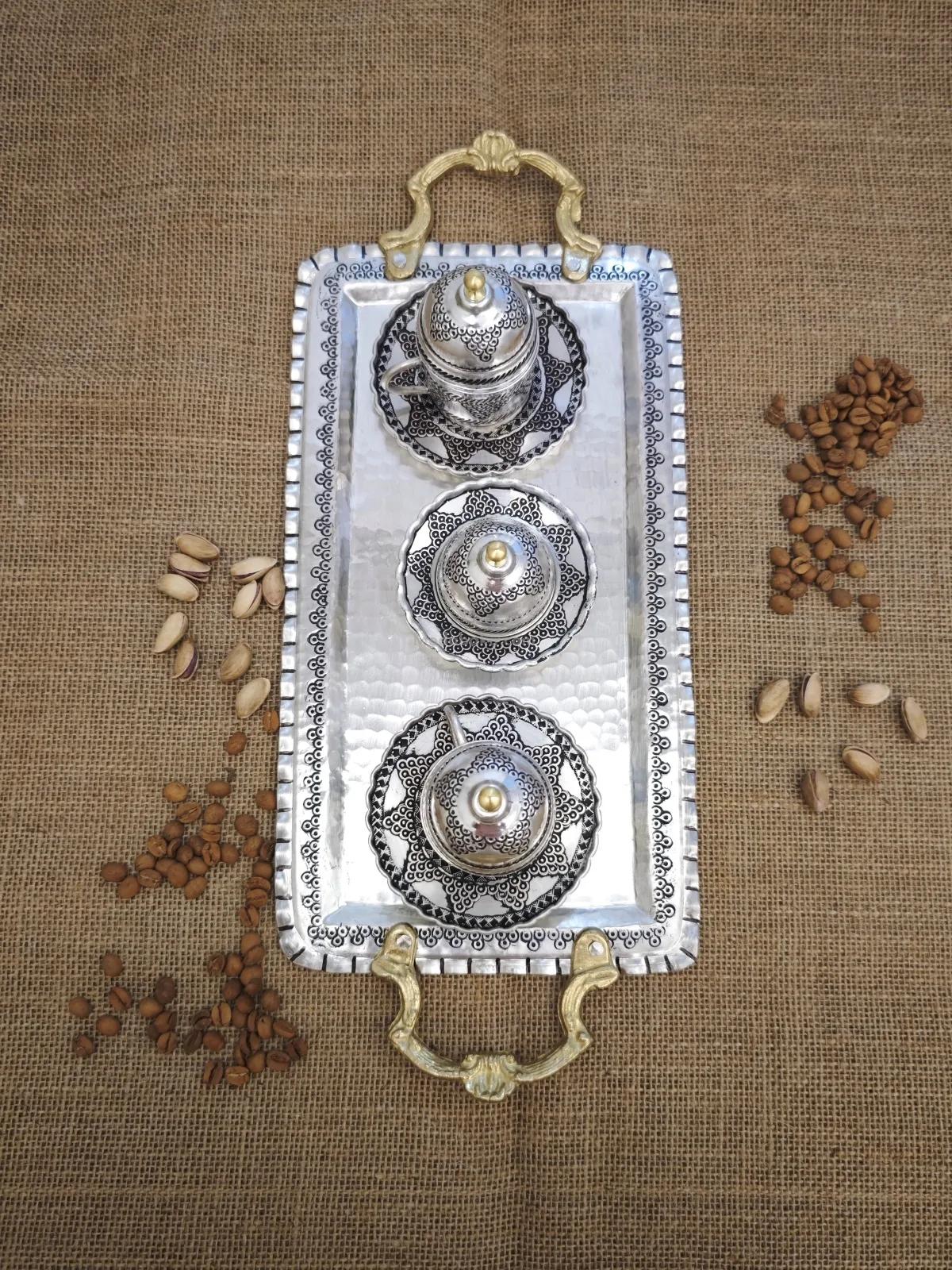 Gelin Damat Kahve Tepsi - Görsel 2