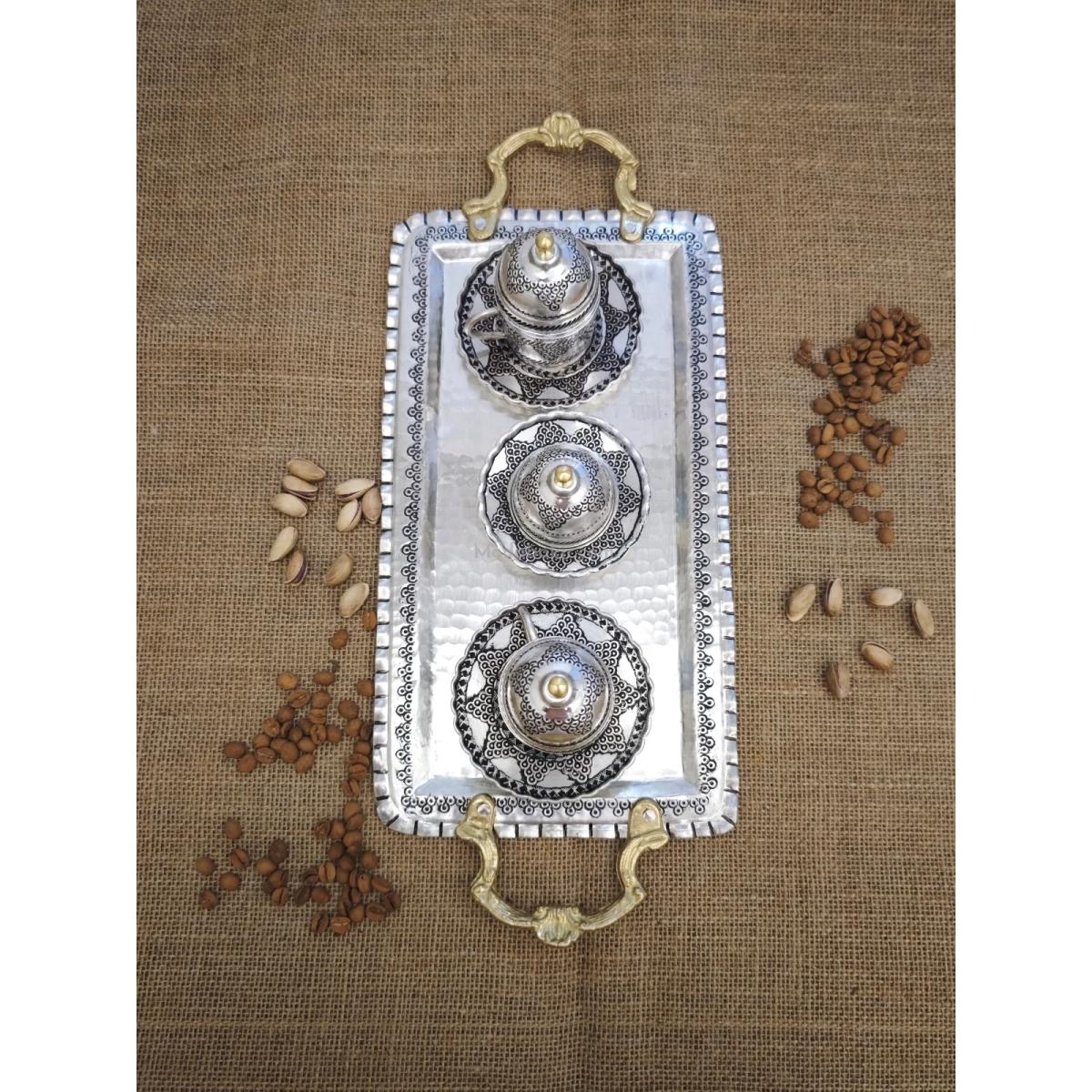 Gelin Damat Kahve Tepsi - Görsel 2