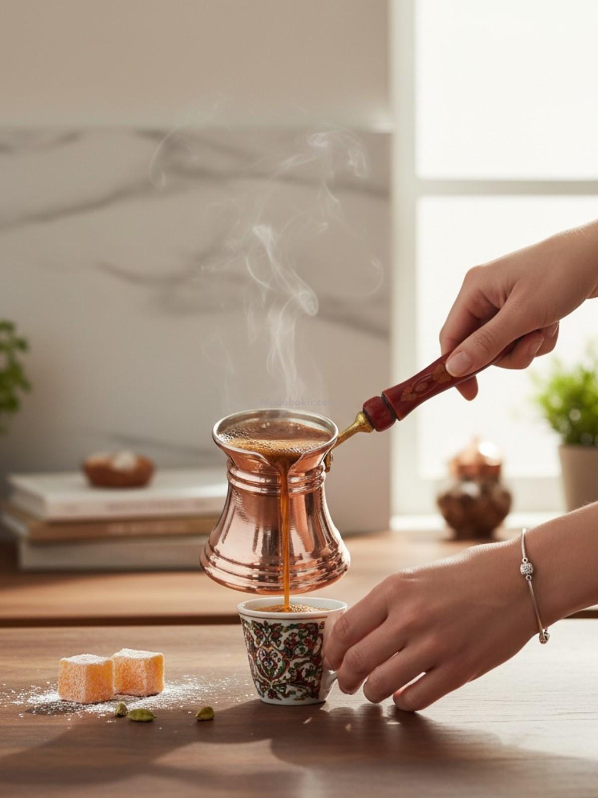 Hatır Bakır Cezve 4 Kişilik - Görsel 3