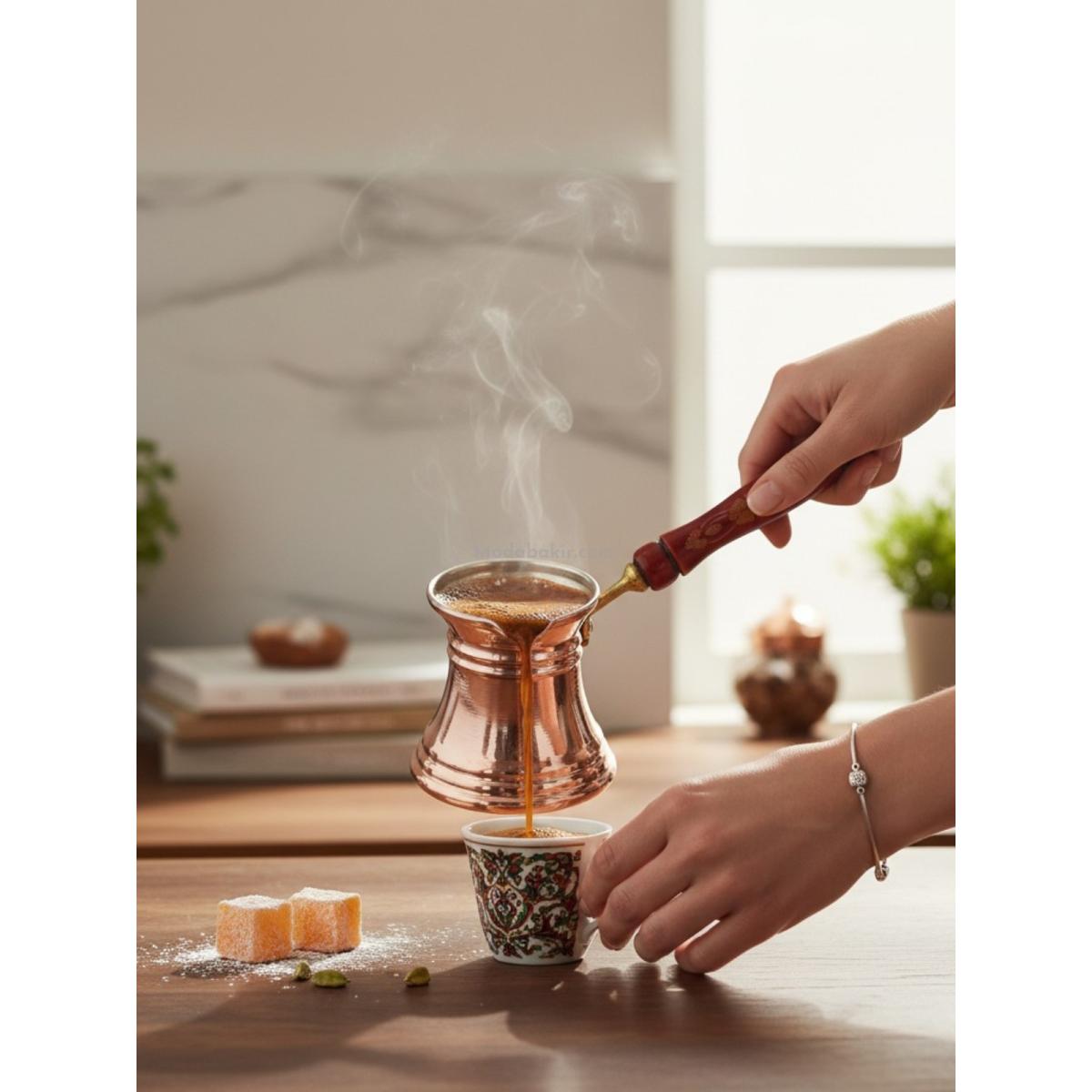 Hatır Bakır Cezve 4 Kişilik - Görsel 3