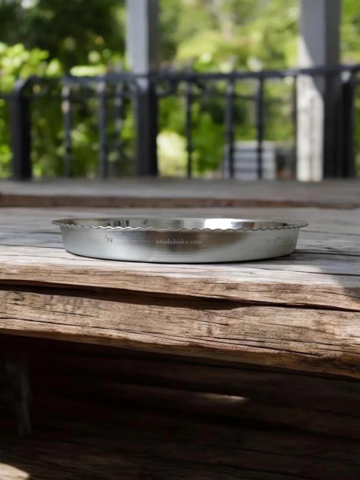 Kalaylı Bakır Fırın Tepsisi 39 Cm - Görsel 5