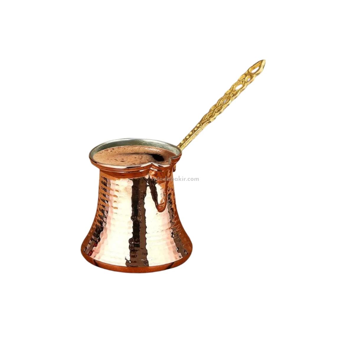 Kalın Bakır Cezve 6 Kişilik - Görsel 1