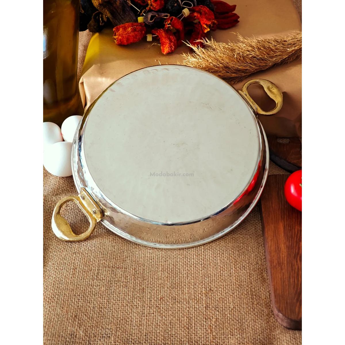 Kalın Bakır Tava Kalaylı 3'lü Set - Görsel 4