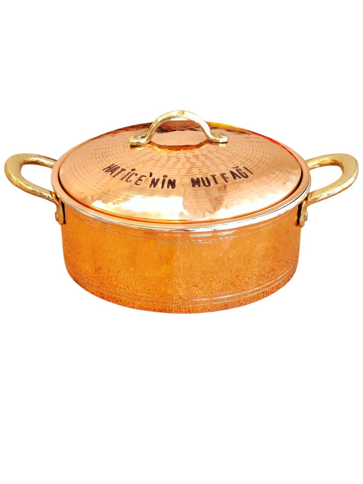 Kişiselleştirilmiş Bakır Tencere 20 cm - Görsel 1