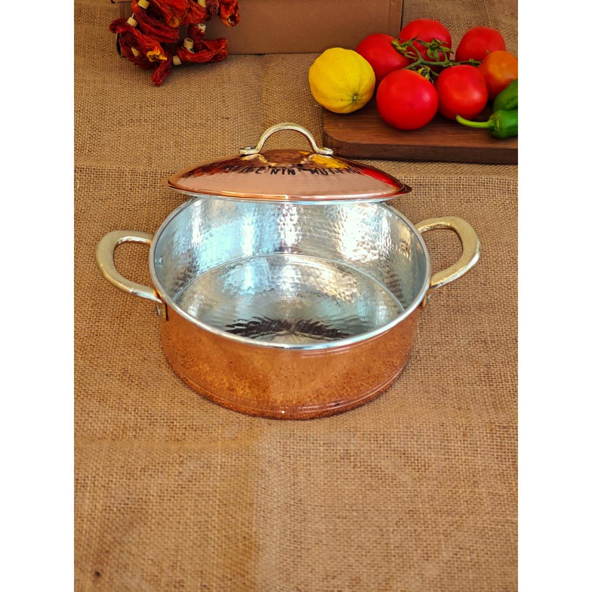 Kişiselleştirilmiş Bakır Tencere 22 cm - Görsel 4