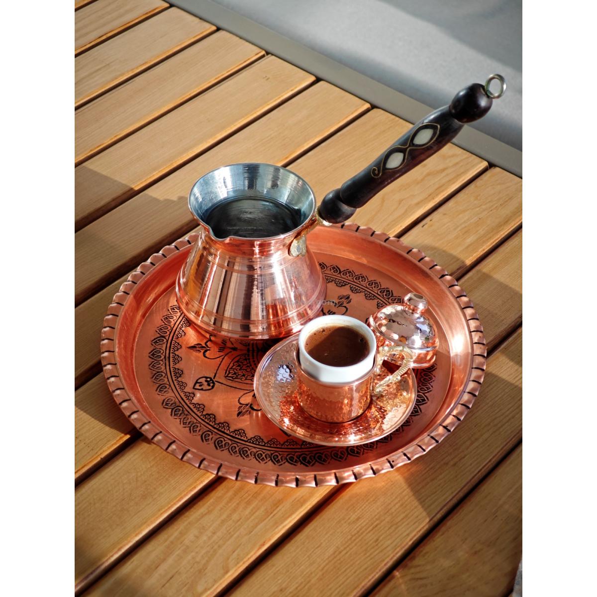 Maras Bakır Cezve 6 Kişilik - Görsel 3