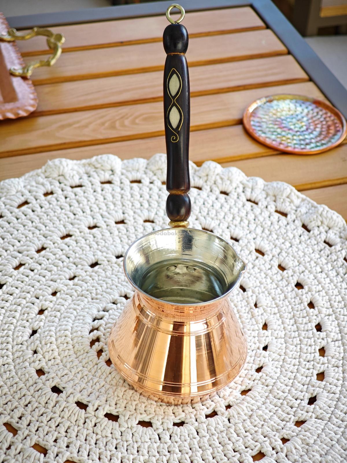 Maras Bakır Cezve 6 Kişilik - Görsel 5