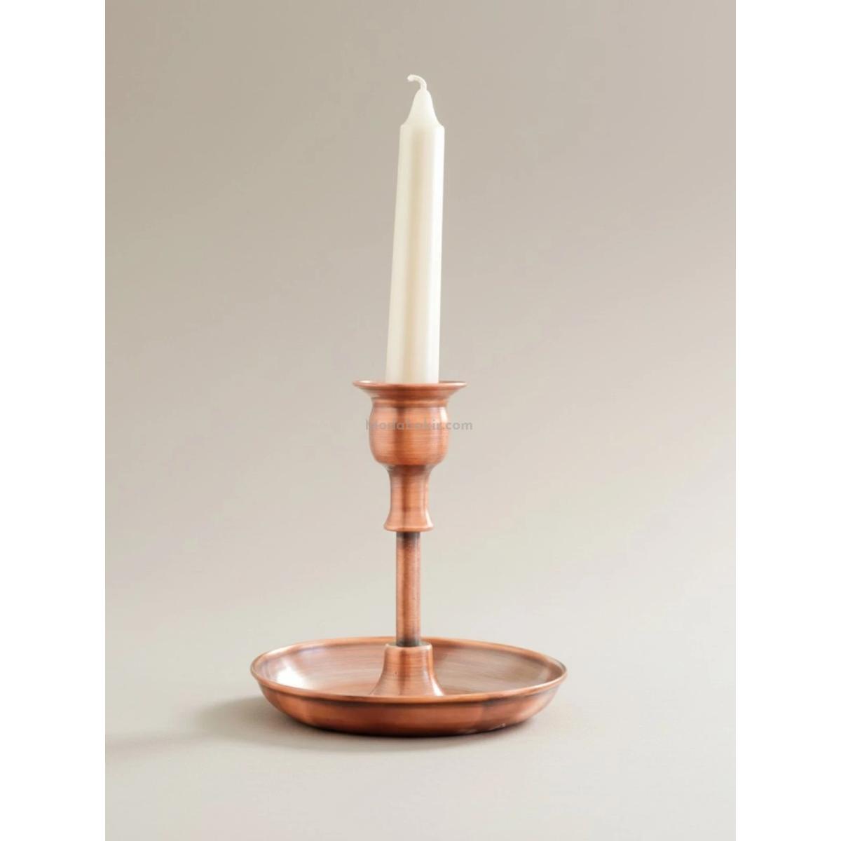 Moda Bakır Dekoratif Mumluk Oksit - Görsel 5