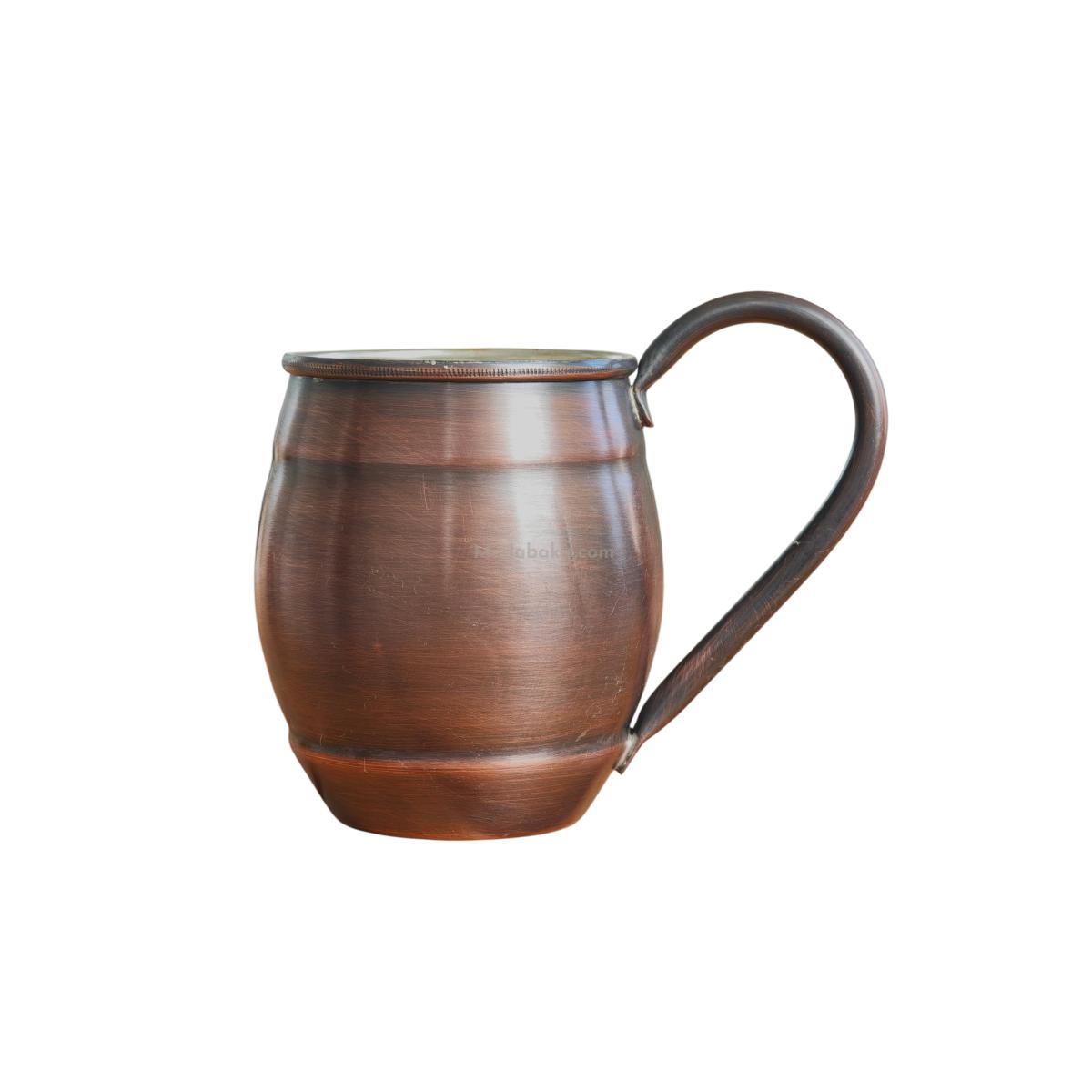 Moda Bakır Fıçı Bakır Bardak Oksit - Görsel 1