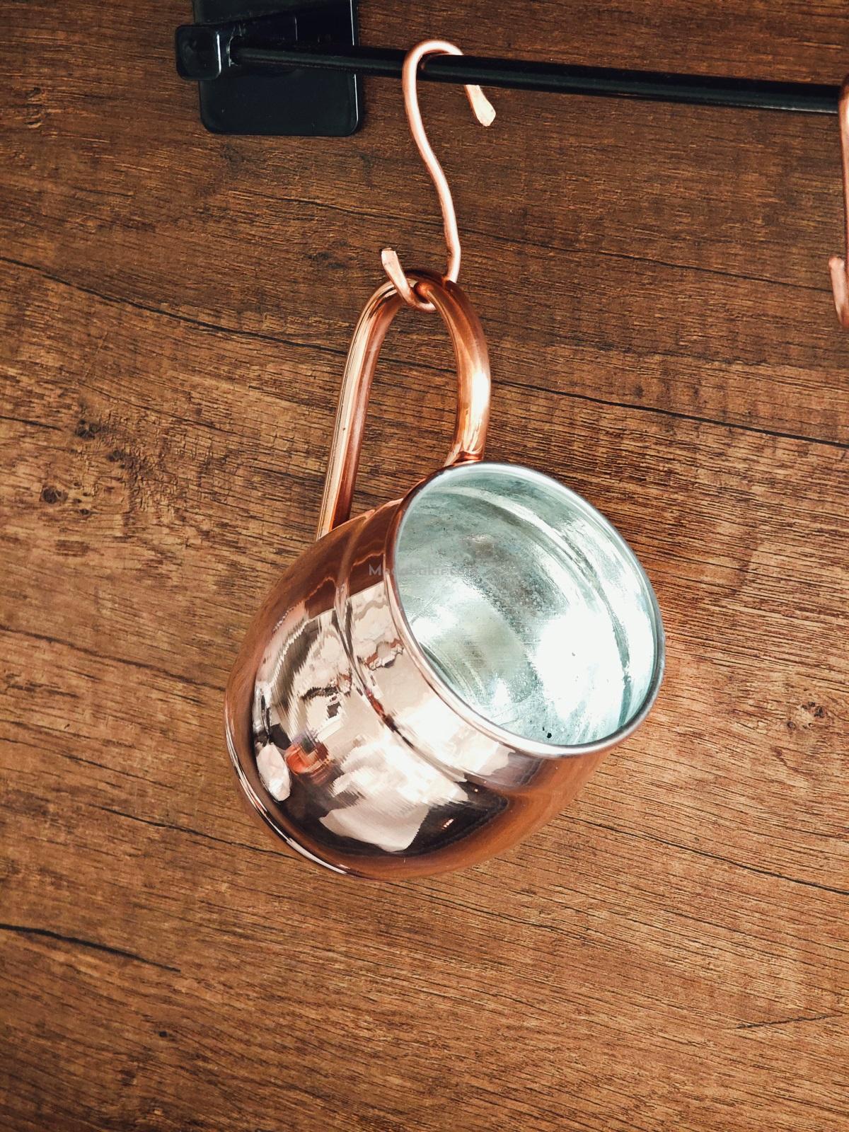 Moda Bakır Fıçı Bakır Bardak - Görsel 5