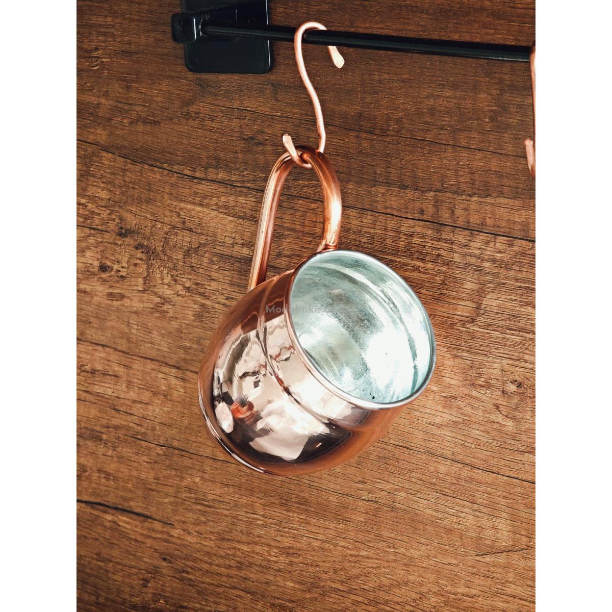 Moda Bakır Fıçı Bakır Bardak - Görsel 5