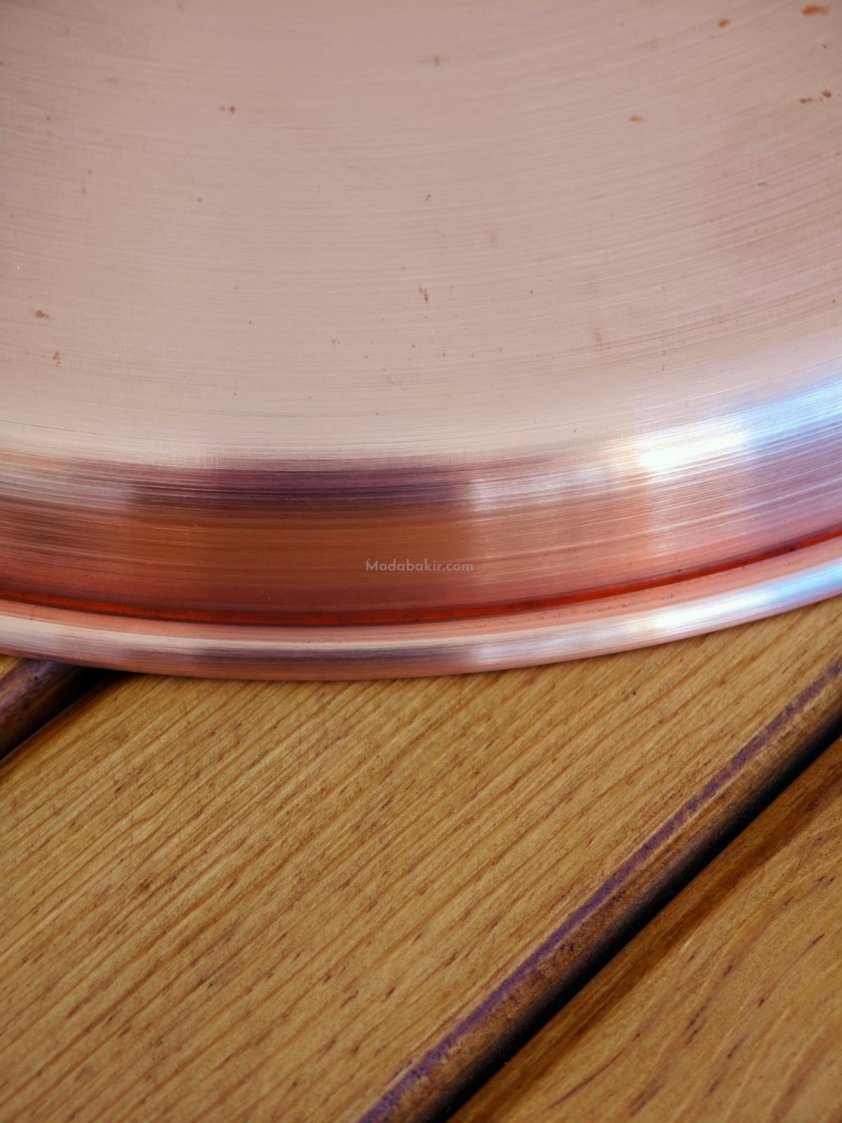 Moda Bakır Künefe Tepsisi 33 cm - Görsel 4