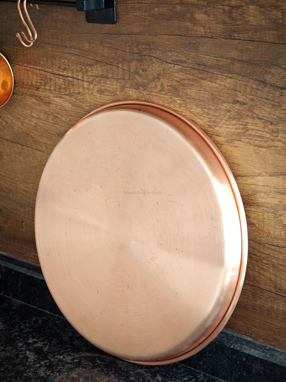 Moda Bakır Künefe Tepsisi 33 cm - Görsel 5