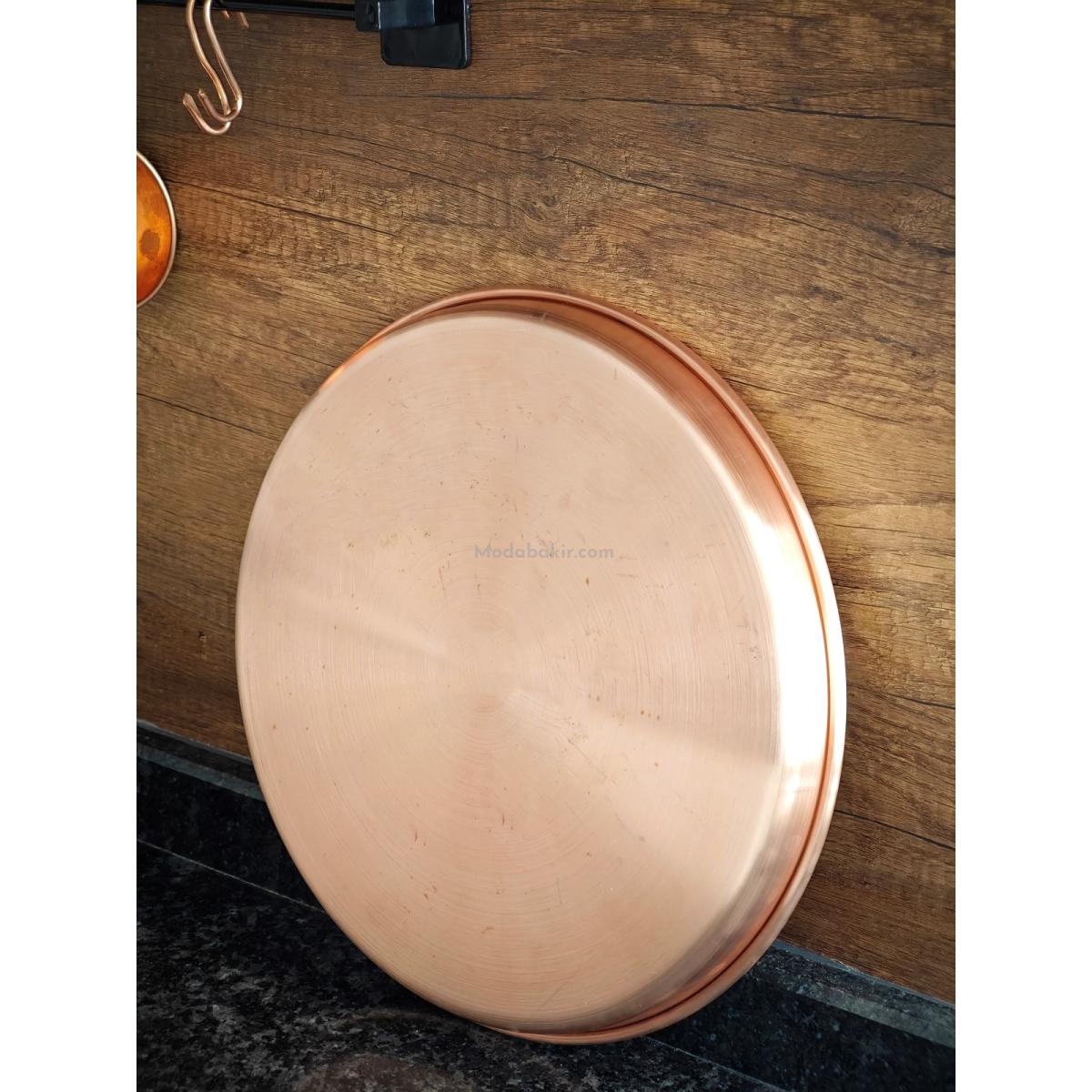 Moda Bakır Künefe Tepsisi 33 cm - Görsel 5