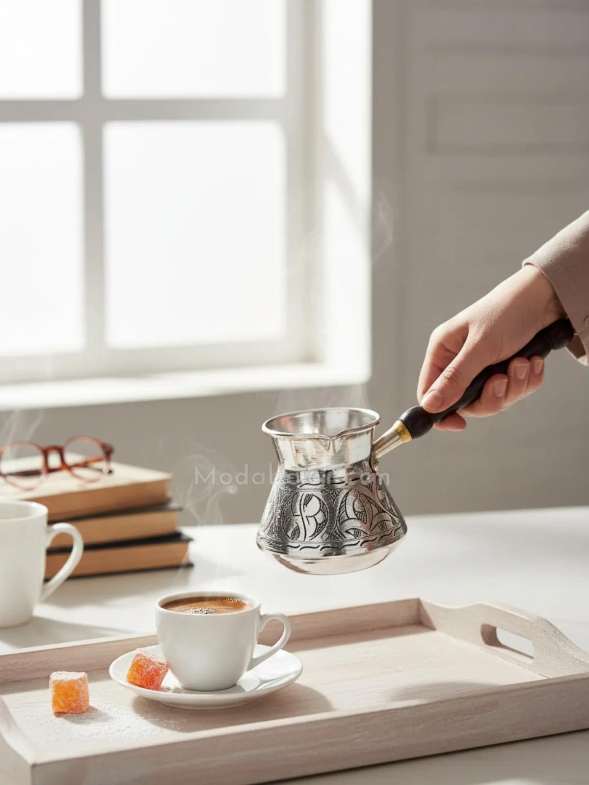 Osmanlı Bakır Cezve No.1 - Görsel 2