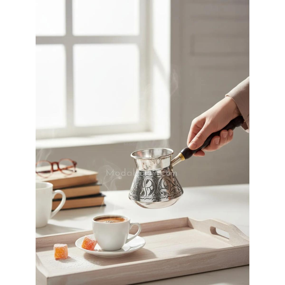 Osmanlı Bakır Cezve No.1 - Görsel 2