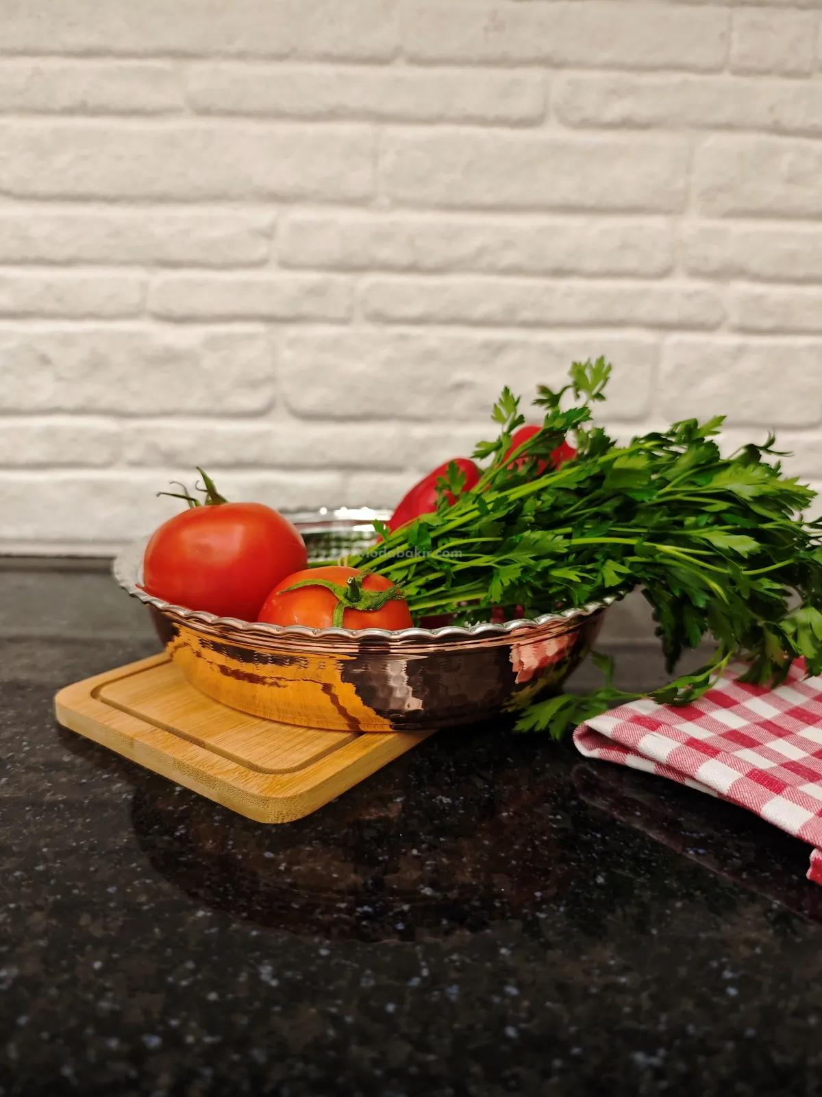 Bakır Paşa Sahani 18 Cm - Görsel 5