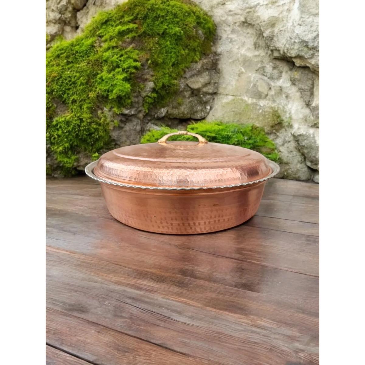 Sanayi Tipi Büyük Bakır Tencere - Görsel 2