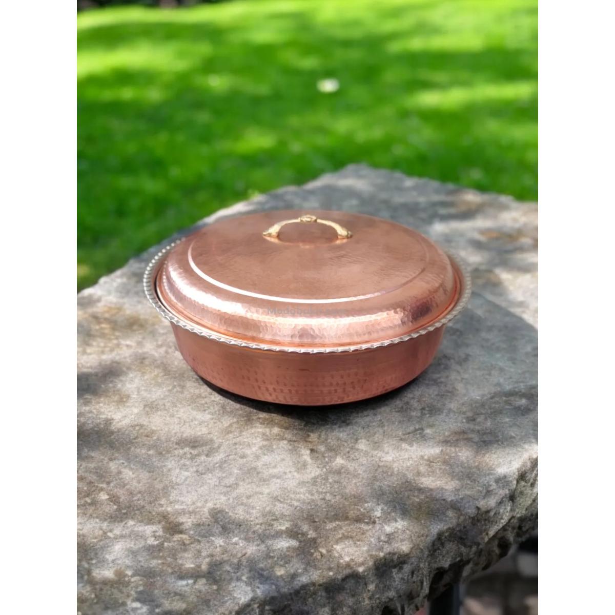 Sanayi Tipi Büyük Bakır Tencere - Görsel 3