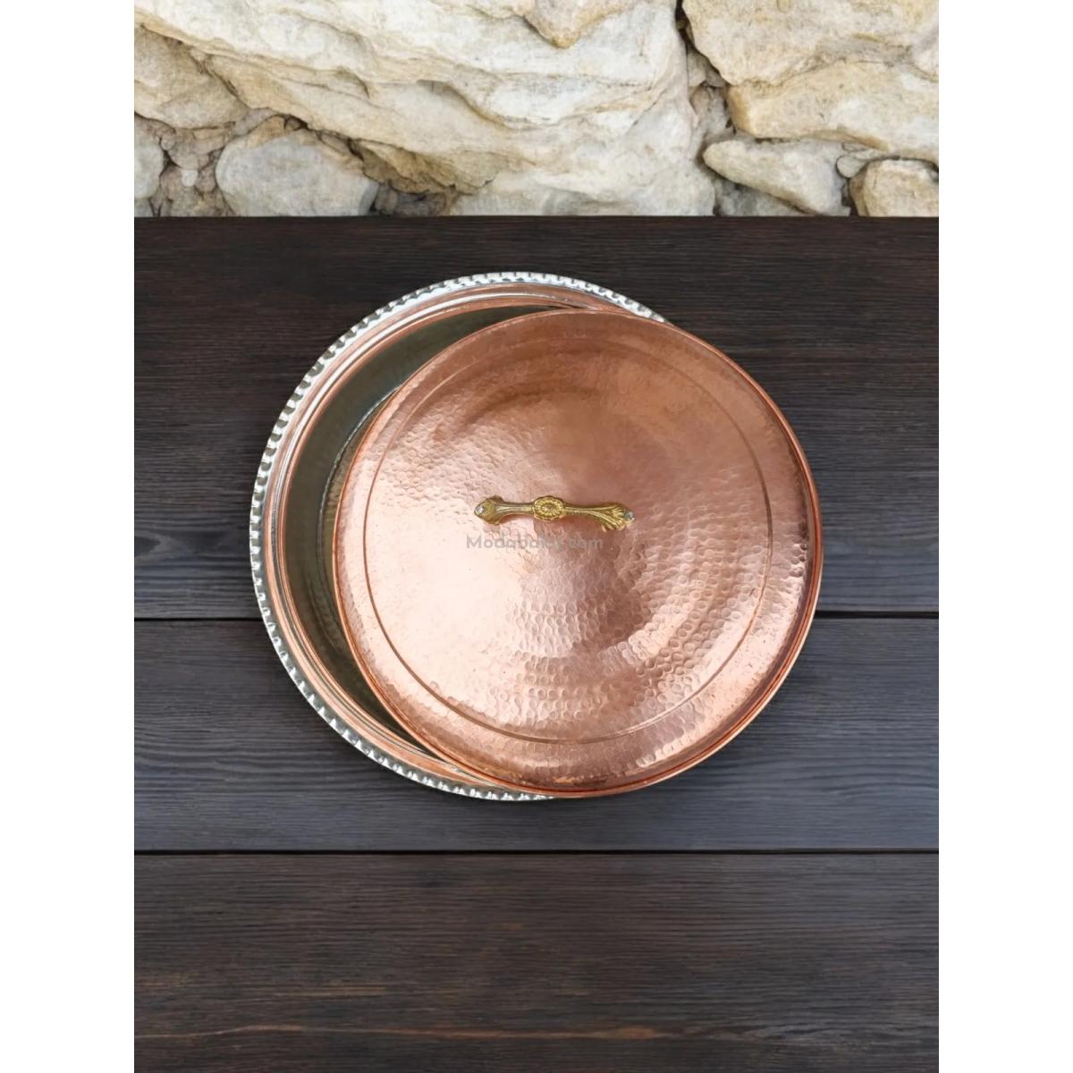 Sanayi Tipi Büyük Bakır Tencere - Görsel 4