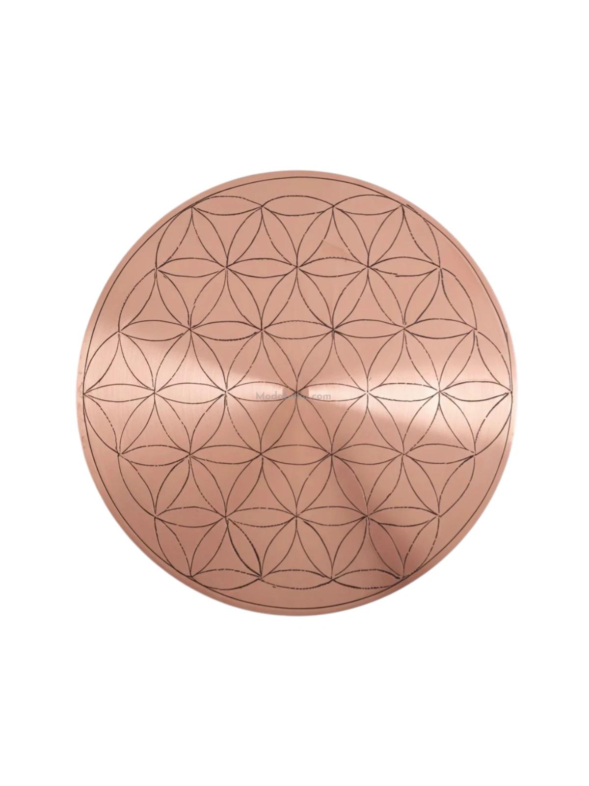 Yaşam Çiçeği Duvar Süsü Bakır - Görsel 1