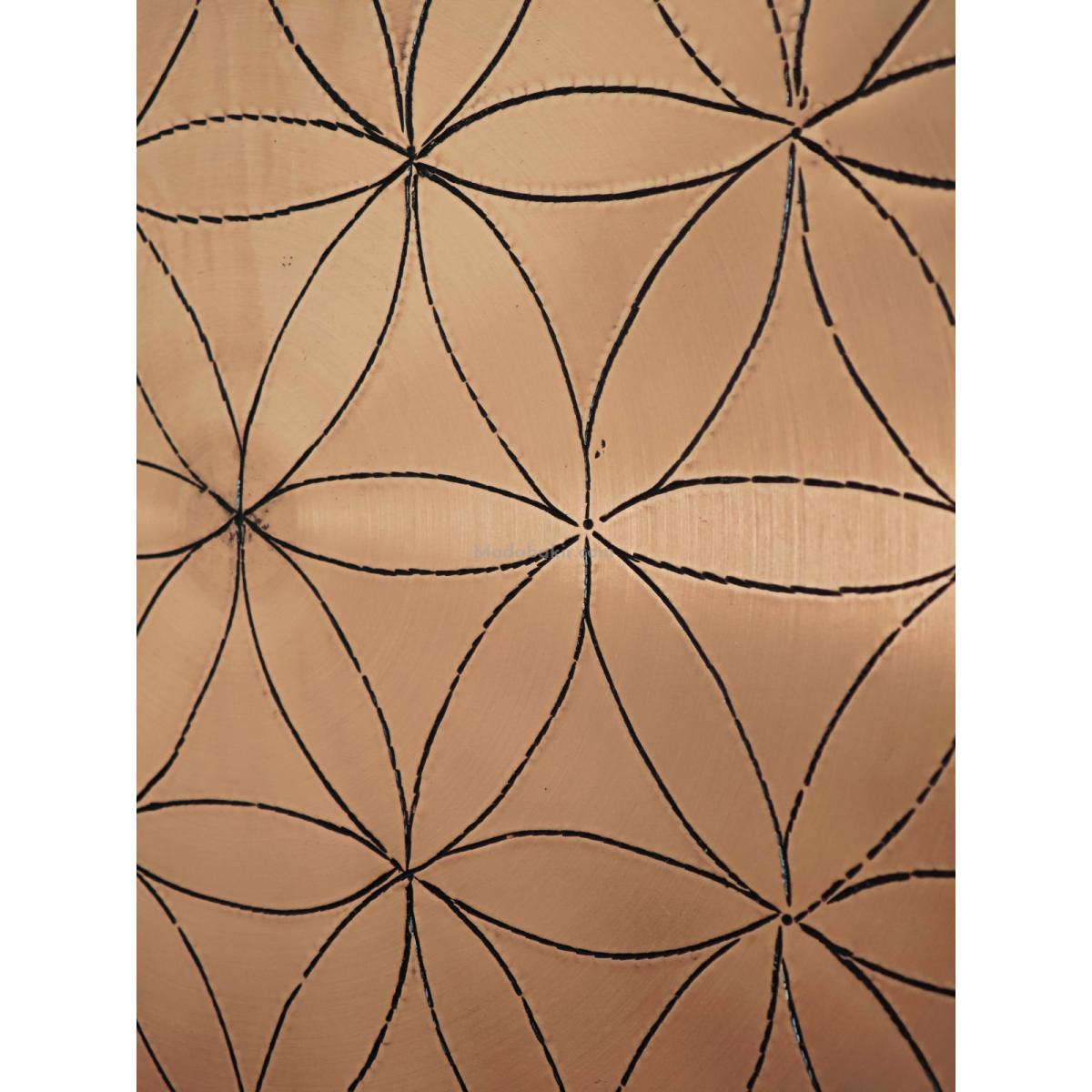 Yaşam Çiçeği Duvar Süsü Bakır - Görsel 3