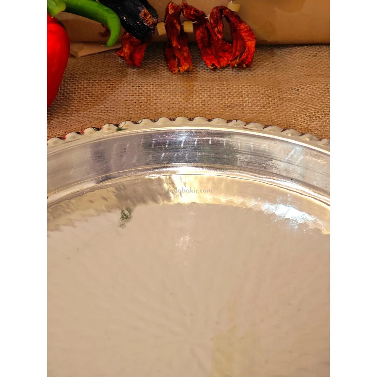 Yuvarlak Bakır Fırın Tepsi 30 cm - Görsel 5