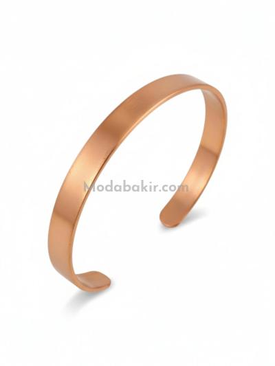 Moda Bakır Adjustable Genuine Solid Copper Bracelet (Artisan Crafted)