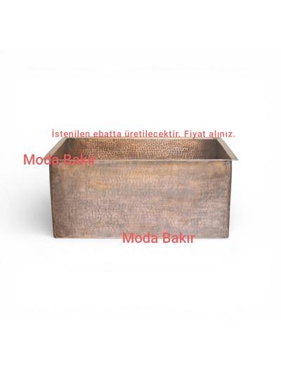 Moda Bakır Solid Copper Kitchen Sink