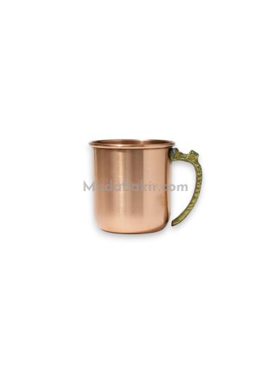 Pure Solid Copper Water Mug - Unlined 400 Ml
